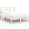 vidaXL Massivholzbett 135x190 cm