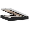 vidaXL Ottoman Bettgestell mit Speicher Schwarz 160 x 200 cm Stoff