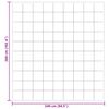 vidaXL Sommerdecke Gepolstert Creme 240 x 260 cm Mikrofaser