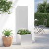 vidaXL Garten Sichtschutz-Leinwand Silber 50 x 140 cm Verzinkter Stahl