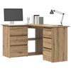 vidaXL Eckschreibtisch Artisan-Eiche 145x100x76 cm Holzwerkstoff