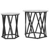 vidaXL Couchtisch 2 Stk. Graues Sonoma 50 x 50 x 50 cm