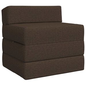 vidaXL Klappsofa Bett Taupe 200 x 70 x 15 cm Stoff