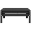 vidaXL 3-tlg. Garten-Lounge-Set Schwarz Massivholz Kiefer