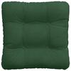 vidaXL Sitzkissen 4 pcs Dunkelgr&uuml;n 40 x 40 cm Cordstoff