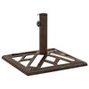 vidaXL Sonnenschirmst&auml;nder Bronzen 44x44x31 cm Gusseisen