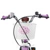 vidaXL Kinderfahrrad 18 Zoll f&uuml;r 5-7 Jahre alt Lila