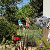 Hozelock Schlauchaufroller Freistehend/Wandmontage mit 50 m Schlauch