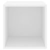 vidaXL Wandschrank Wei&szlig; 37x37x37 cm Holzwerkstoff