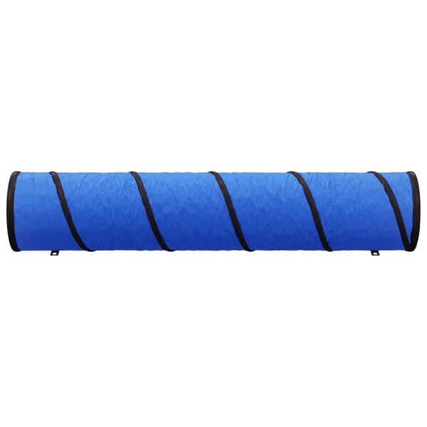 vidaXL Hundetunnel Blau Ø 40x200 cm Polyester