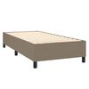 vidaXL Boxspringbettgestell Taupe 90x200 cm Stoff