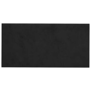 vidaXL Wandkopfteilen 12 pcs Schwarz Samt