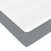 vidaXL Ottoman-Bett mit Matratze Hellgrau 90x190 cm Stoff