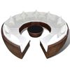 vidaXL 10-teiliges Garten-Lounge-Set mit Kissen, Poly Rattan, Braun