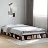 vidaXL Bettgestell Braun Eichen-Optik 140x190 cm Holzwerkstoff