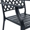 vidaXL Gartenstuhl-Set 5-tlg. Stapelbar Pulverbeschichteter Stahl