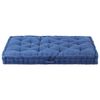 vidaXL Palettenkissen Baumwolle 120&times;80&times;10 cm Hellblau