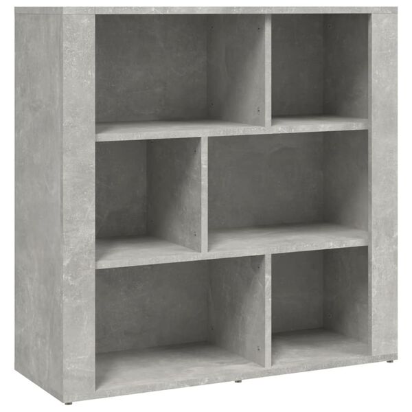 vidaXL Sideboard Betongrau 80x30x80 cm Holzwerkstoff