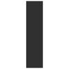 vidaXL Kleiderschrank Schwarz 30x50x200 cm Holzwerkstoff