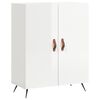 vidaXL Sideboard Hochglanz-Wei&szlig; 69,5x34x90 cm Holzwerkstoff