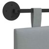 vidaXL H&auml;ngevorderseite Wandmontiert Hellgrau 210 x 55 x 5 cm Stoff