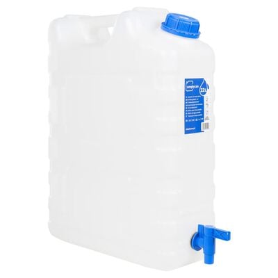 vidaXL Wasserbehälter mit Hahn Transparent 20 L Kunststoff