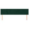 vidaXL Kopfteile Dunkelgr&uuml;n 180x5x78/88 cm Samt