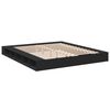 vidaXL Bettgestell Schwarz 200x200 cm Holzwerkstoff