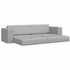 vidaXL Schlafsofa 200cm Wolkengrau Stoff