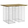 vidaXL Gartentisch aus Gabionen 100x70x72 cm Kiefernholz Impr&auml;gniert