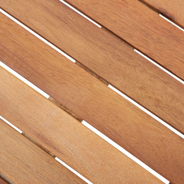 vidaXL Gartentisch Grau 150x74 cm Poly Rattan und Akazienholz