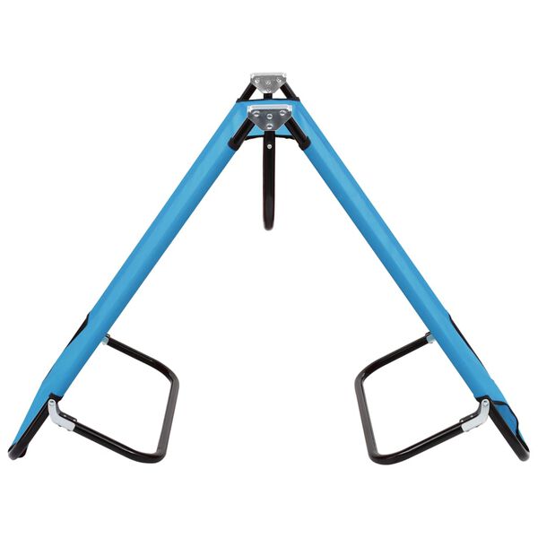 vidaXL Klappliege Stahl Türkisblau