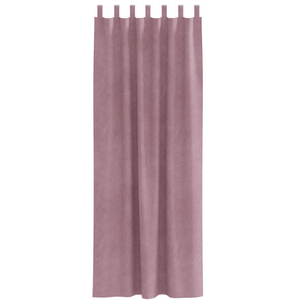 vidaXL Verdunkelungsvorh&auml;nge 2 pcs Dunkelrosa 140 x 245 cm Samt
