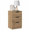 vidaXL Nachttische 2 Stk. Artisan-Eiche 40x36x65 cm Holzwerkstoff