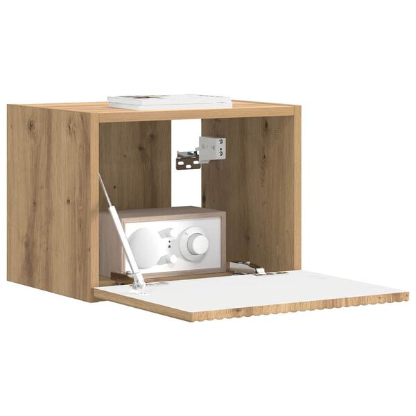 vidaXL TV-Wandschrank Kunsthandwerk Eiche 60 x 31 x 29,5 cm