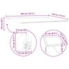vidaXL Einziehbare Markise Mehrfarbig 400 x 300 cm Stoff und Stahl