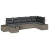 vidaXL Sofa Set 7 stk. Poly-Rattan