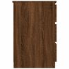 vidaXL Schreibtisch Braun Eichen-Optik 140x50x77 cm Holzwerkstoff