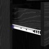 vidaXL Highboard Schwarz Eichen-Optik 40 x 42,5 x 185 cm Holzwerkstoff
