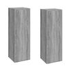 vidaXL TV-Schr&auml;nke 2 Stk. Grau Sonoma 30,5x30x90 cm Holzwerkstoff