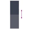 vidaXL Verdunkelungsrollo Marineblau 85x230cm Stoffbreite 80,7 cm