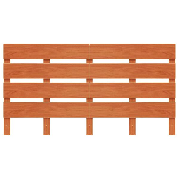 vidaXL Kopfteil Wachsbraun 150 cm Massivholz Kiefer