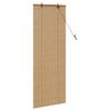 vidaXL Rollo mit Vorh&auml;ngen Braun 60 x 160 cm Bambus
