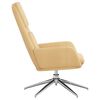 vidaXL Relaxsessel Creme Wildleder-Optik