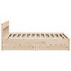 vidaXL Massivholzbett ohne Matratze 180x200 Kiefernholz