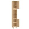 vidaXL Badschrank Sonoma-Eiche 30x30x190 cm Holzwerkstoff