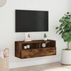 vidaXL TV-Wandschrank R&auml;uchereiche 80x30x30 cm Holzwerkstoff
