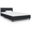 vidaXL Bettgestell Schwarz Kunstleder 100 &times; 200 cm