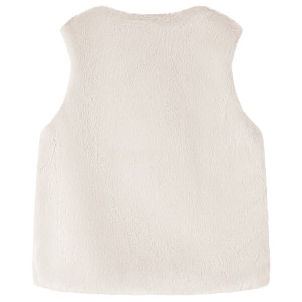 Kinderweste Kunstpelz Beige 104