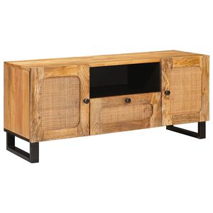 vidaXL TV-Schr&auml;nk Braun 105 x 33 x 46 cm Massivholz Mango